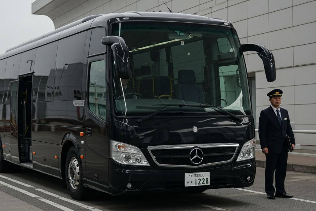 Group Bus Rental at&nbsp;Shanghai Pudong Airport