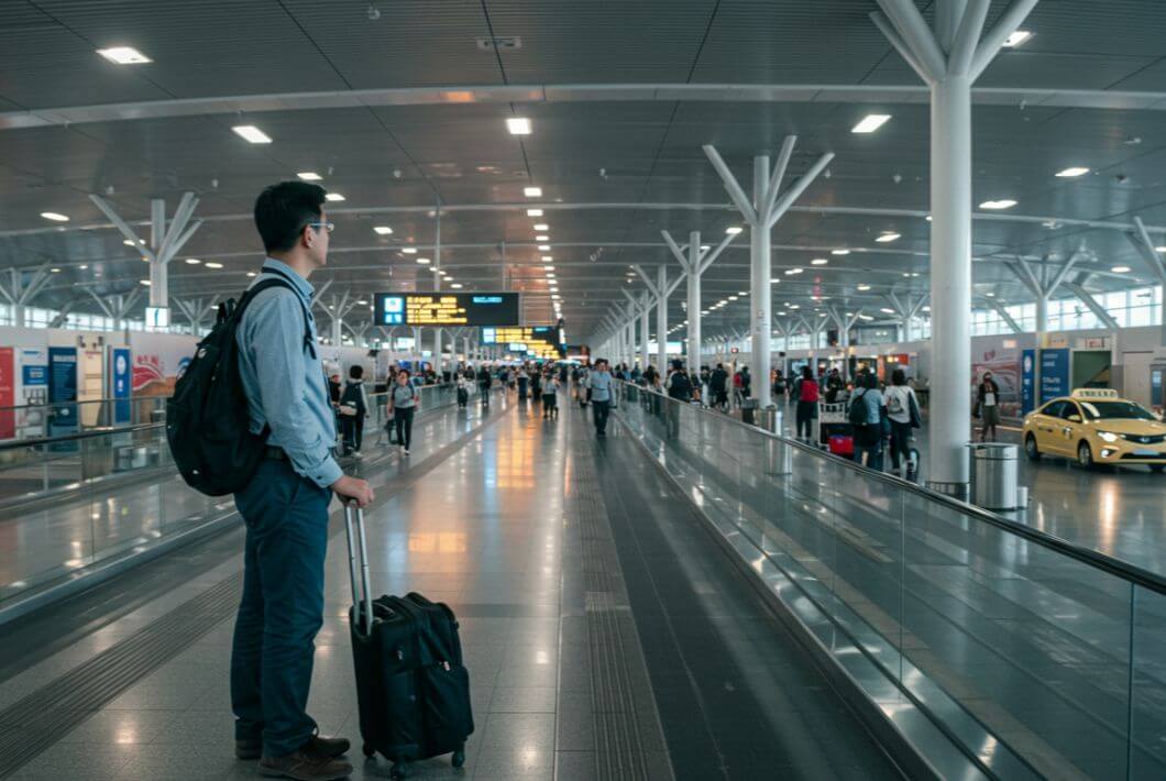Transportmöglichkeiten am internationalen Flughafen Chengdu Tianfu