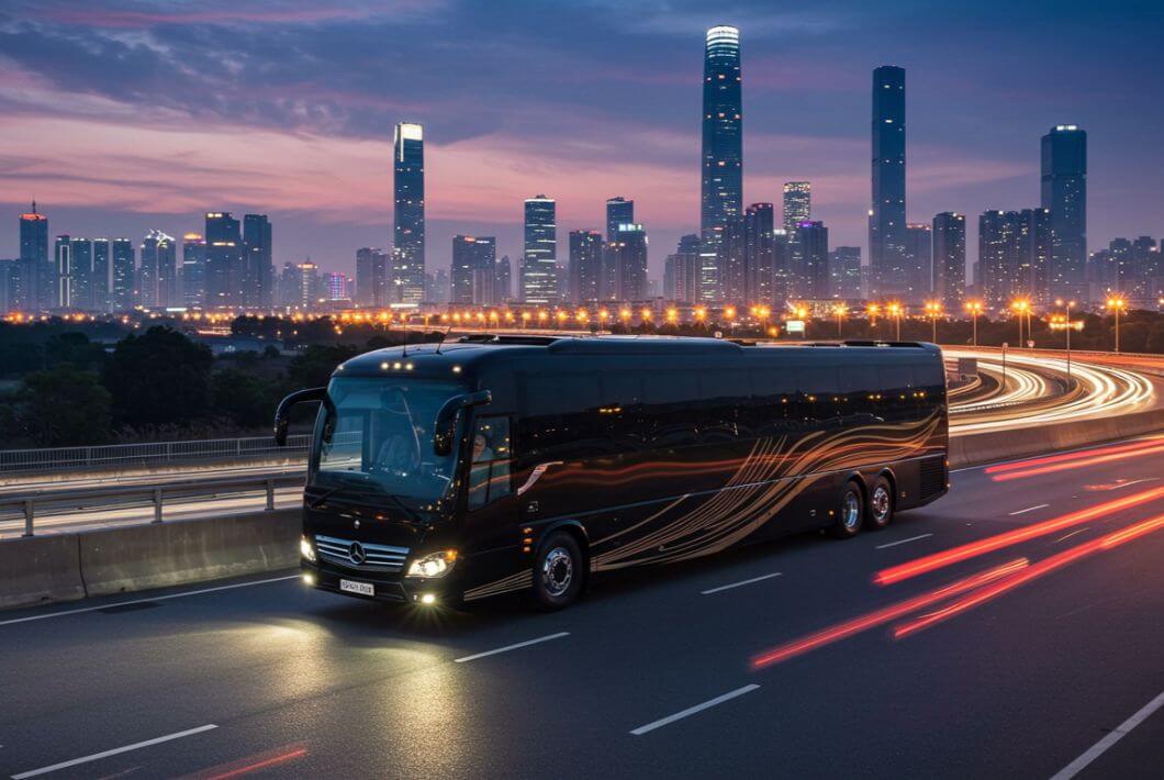 Gruppen-Flughafentransfers mit dem Bus in Guangzhou