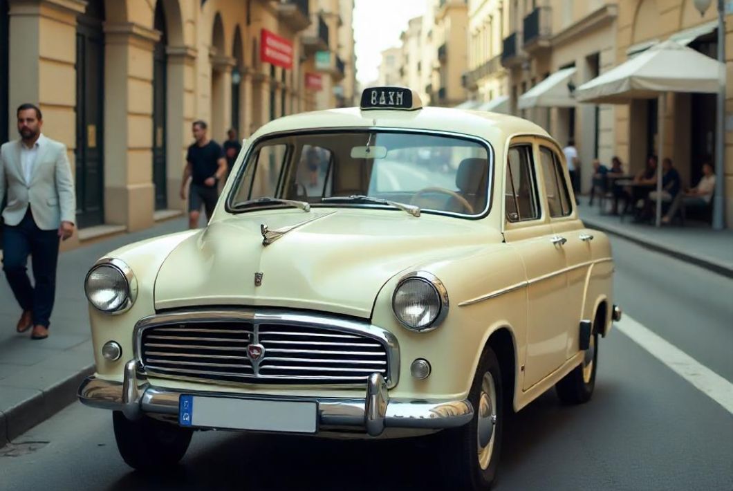 Taxi classico dall'aeroporto al centro di Napoli