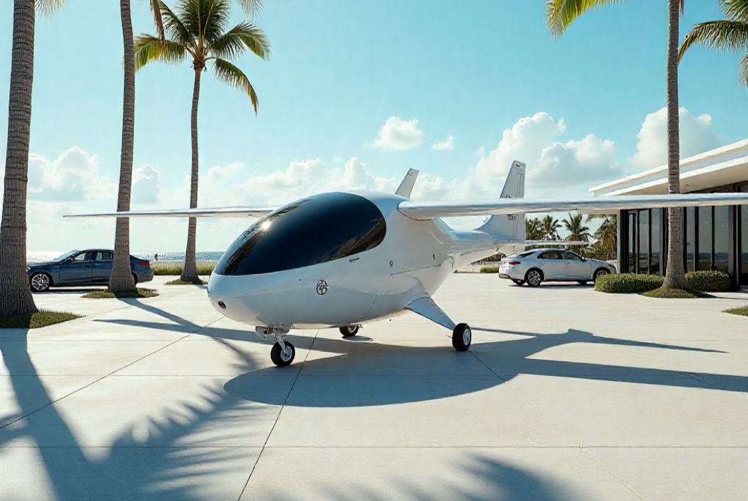 eVTOL for Airport Trips with Air Taxis and Vertiports