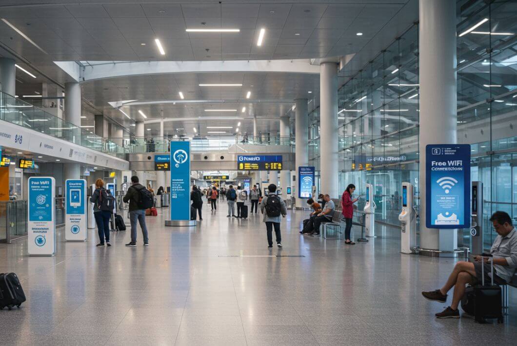 Unlimited Internet Services at the Airports