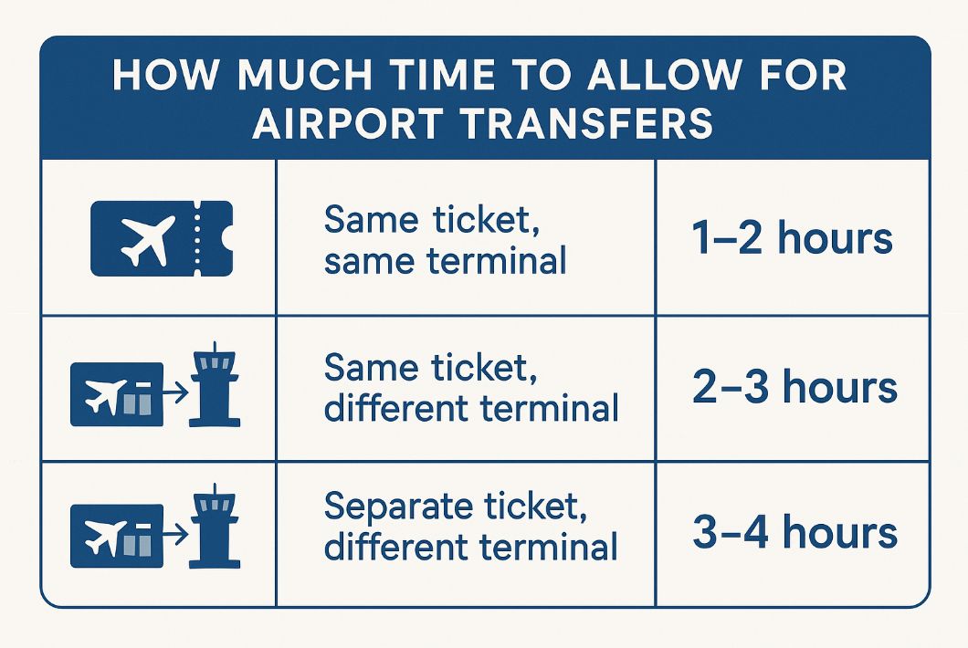 How Much Time to Allow for Airport Transfers