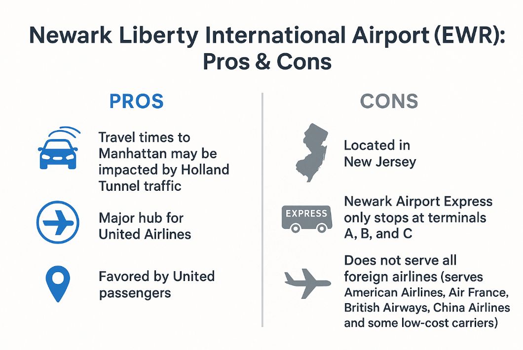 EWR Airport: Ups & Downs