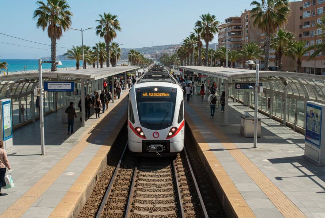 Malaga Flughafen Zug nach Torremolinos