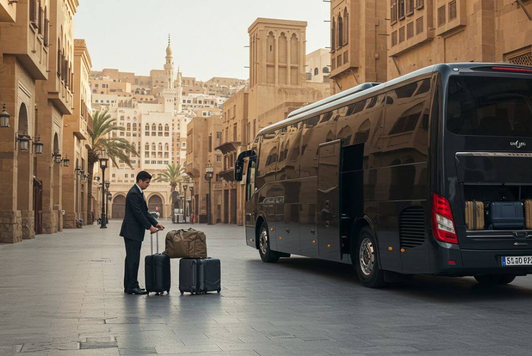 Location d'autobus à Medina pour les groupes
