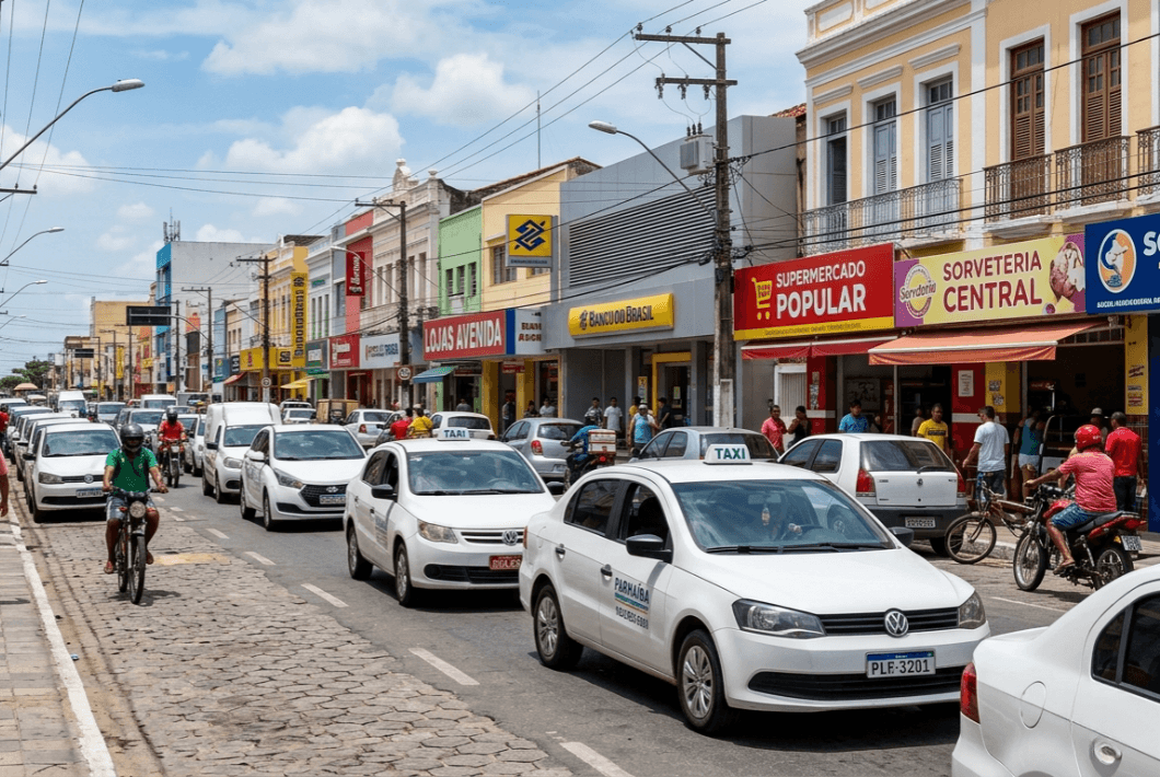 Brazil, Parnaiba local taxis for airport passengers