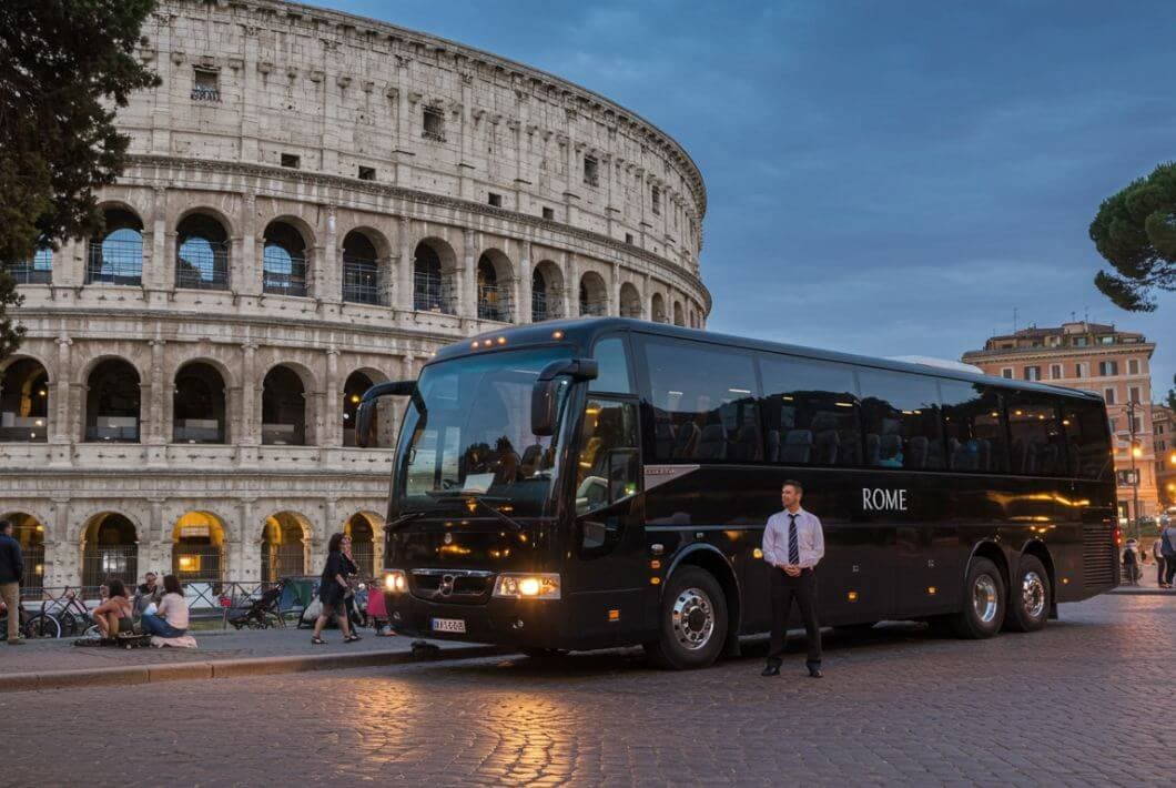 Alquiler de autobuses en Roma para viajes en grupo