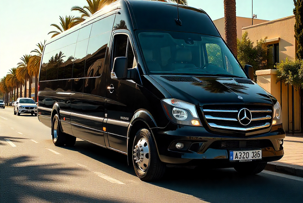 Geräumige Minibus-Transfers für Gruppenreisen in Magaluf