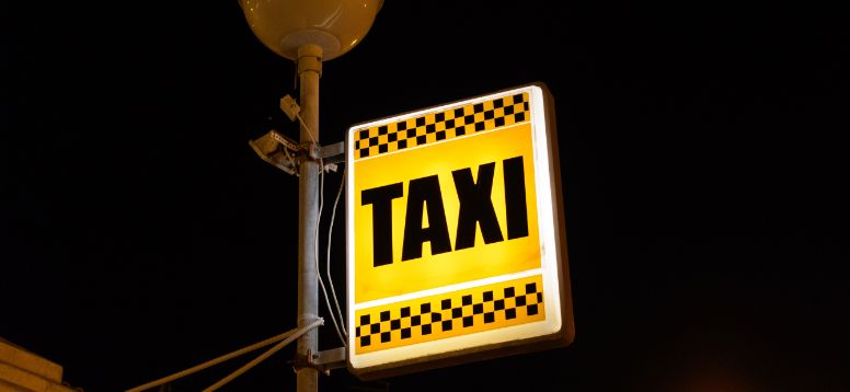 Taxi at Orly Airport