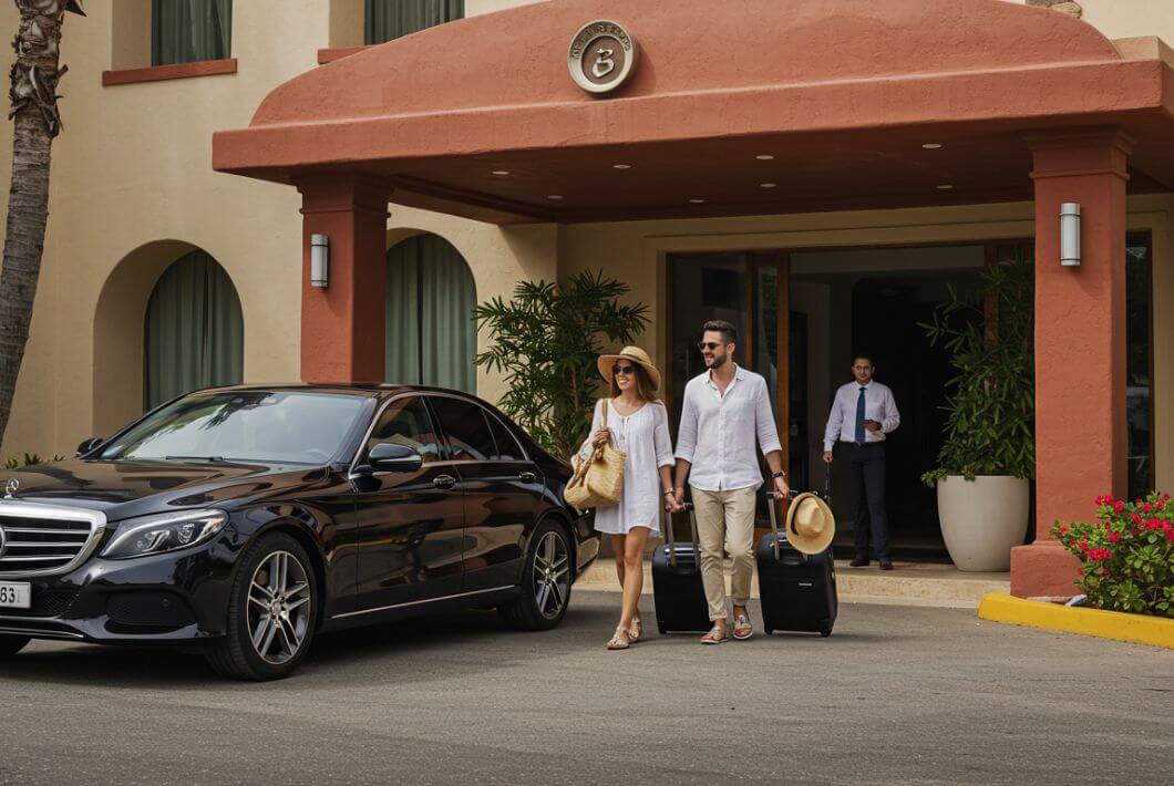 Santorini Airport to Dome Resort Private Hotel Transfer